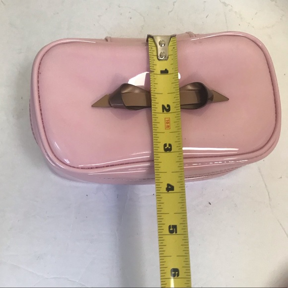 Ted Baker London Bow Jewellery Case Travel Makeup Organizer Rose Gold Pink Train - Picture 11 of 15